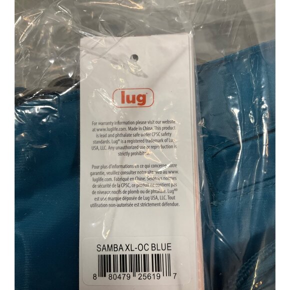 Lug Samba XL Ocean Blue Quilted RFID Shoulder Bag with Dual Straps - Spacious In - Picture 1 of 8